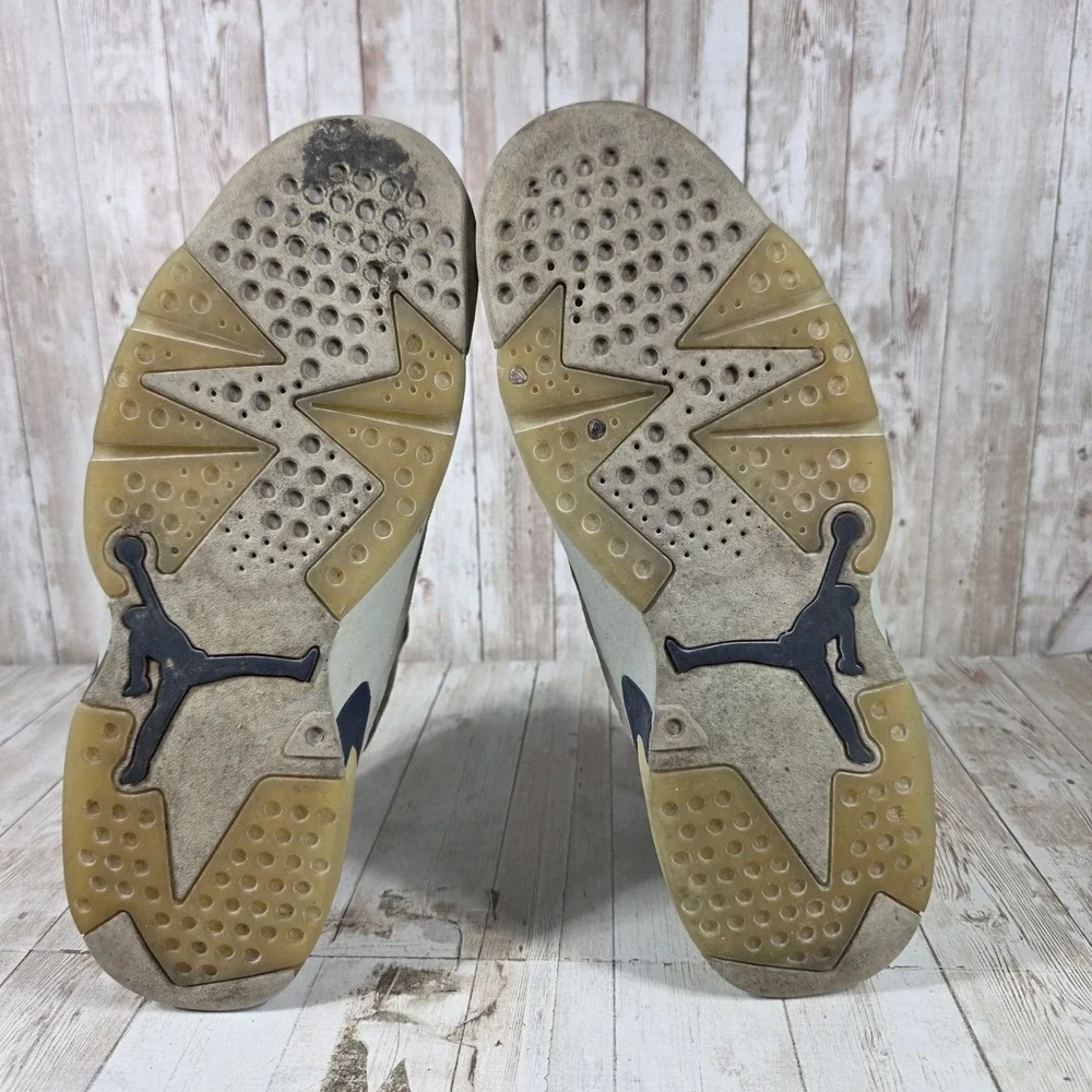 Air Jordan 6 Retro Diffused Blue Grey Suede Sneakers CT8529-012‎ Mens 12